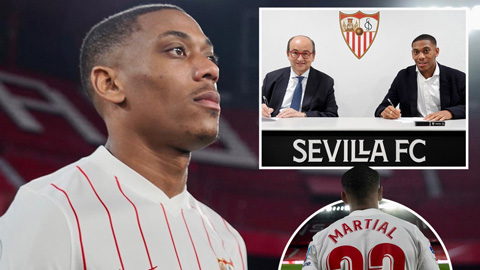 Martial nói gì sau khi rời MU gia nhập Sevilla?