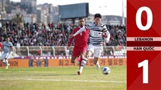 VIDEO bàn thắng Lebanon vs Hàn Quốc: 0-1 (Vòng loại thứ 3 World Cup - Khu vực châu Á)