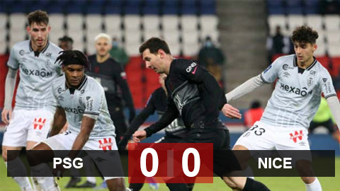 Kết quả PSG vs Nice (pen: 5-6): PSG bị loại ở vòng 1/8 cúp quốc gia Pháp