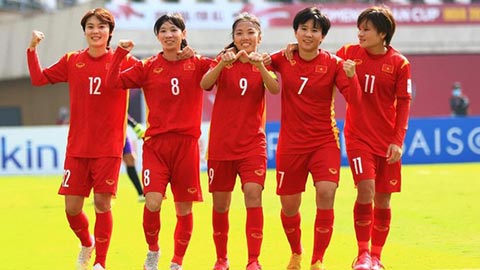 ĐT nữ Việt Nam nhận 'doping' tiền thưởng trước trận quyết đấu vé dự World Cup