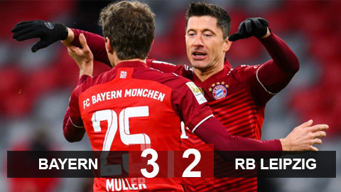 Kết quả Bayern vs RB Leipzig: Rượt đuổi siêu kịch tính