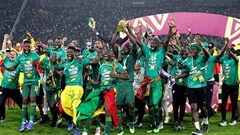 Senegal ăn mừng chức vô địch AFCON siêu hoàng tráng