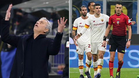 Roma thua 0-2 trên sân của Inter: Mourinho lại nổi điên với học trò