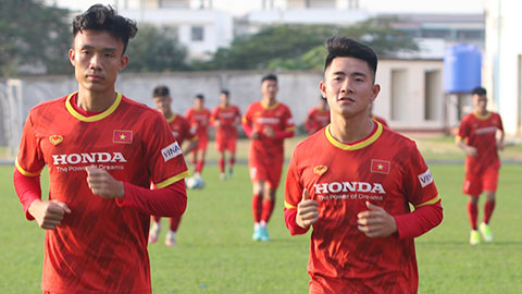 U23 Việt Nam tập luyện với thời lượng như thi đấu thật tại Campuchia