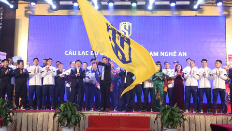 SLNA muốn cạnh tranh với HAGL, Bình Định để vào top 3 V.League 2022