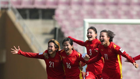 ĐT nữ Việt Nam đã xuất sắc giành vé dự World Cup nữ 2023