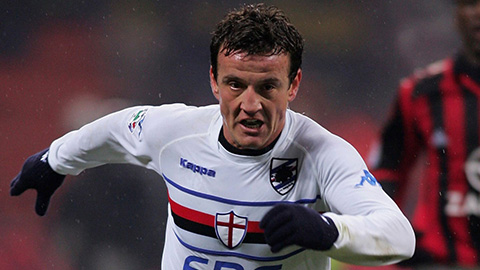 Cựu sao Sampdoria trở lại thi đấu sau... 12 năm treo giò
