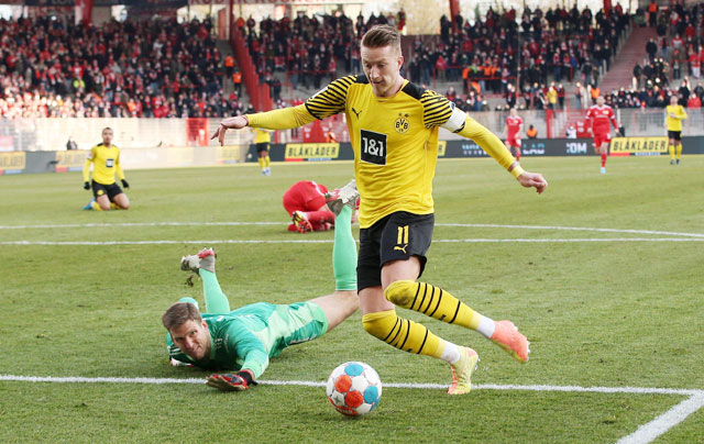 Marco Reus tỏa sáng rực rỡ với cú đúp bàn thắng vào lưới Union Berlin