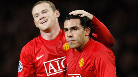 Rooney chọn Tevez là đối tác ăn ý nhất