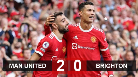 Kết quả MU 2-0 Brighton: Quỷ đỏ trở lại Top 4