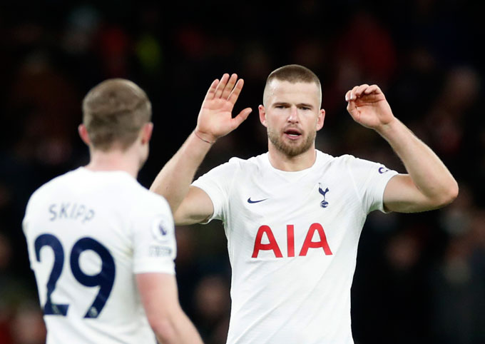 Việc vắng Dier và Skipp đang khiến Tottenham gặp khó