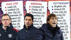 MU, Arsenal hay Tottenham có lịch thi đấu dễ thở nhất?