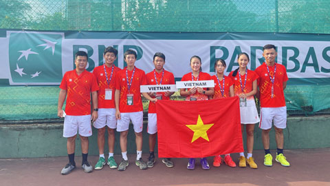 Đội tuyển Junior Billie Jean King Cup Việt Nam thắng trận ngày ra quân Davis Cup