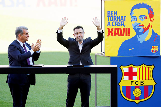 Barca của HLV Xavi giành tới 14 trong tổng số 18 điểm tuyệt đối kể từ đầu năm 2022