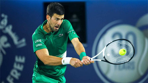 Djokovic vào tứ kết giải ATP Dubai lần thứ 12 liên tiếp