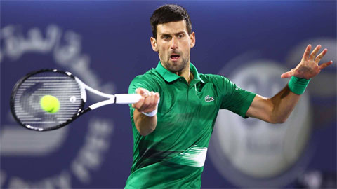 Djokovic thua đối thủ ngoài top 100 thế giới ở Dubai