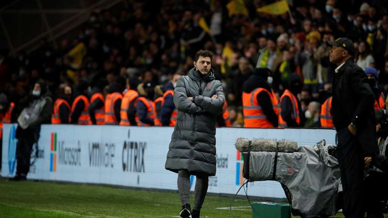 Pochettino thẫn thờ khi PSG bị thua Nantes tại Ligue 1