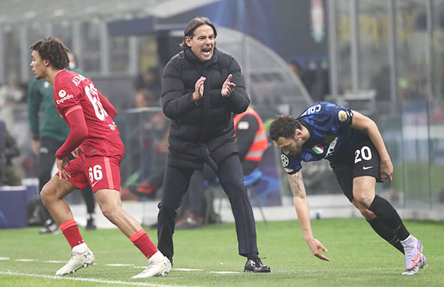 HLV Simone Inzaghi bất lực trước hàng công Inter ngày càng thiếu sức bén