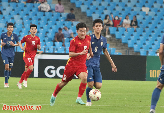 U23 Thái Lan với dàn cầu thủ 19 tuổi đã có trải nghiệm tốt trước U23 Việt Nam - Ảnh: Phan Hồng 