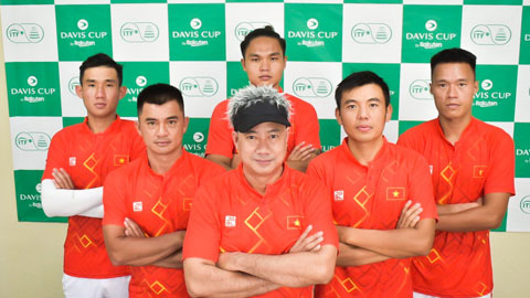 Đội tuyển Davis Cup Việt Nam họp báo trước vòng play-offs gặp CH Dominica