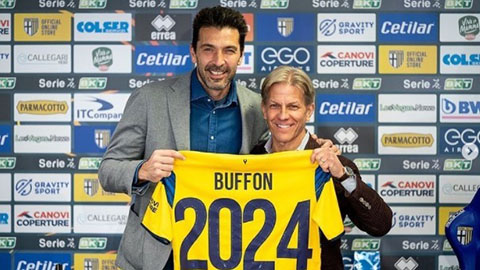 Buffon 2 lần từ chối Barca, ở lại với Parma đến năm 46 tuổi