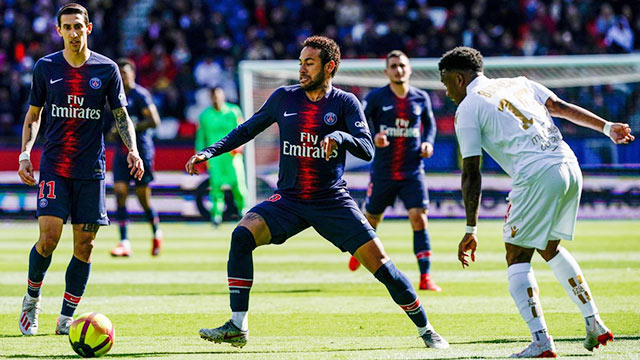 Neymar và các đồng đội khó lòng thắng Nice đang đạt phong độ cao