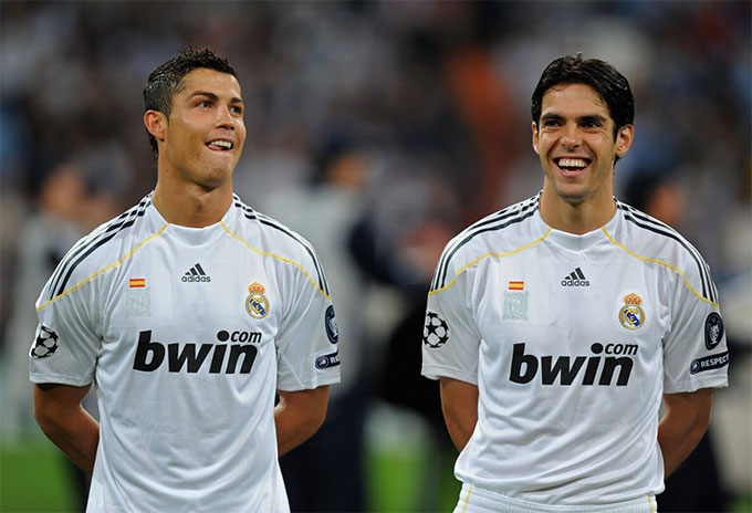 Những ngôi sao hàng đầu như Kaka và Ronaldo đều từng có thời gian cống hiến cho Real