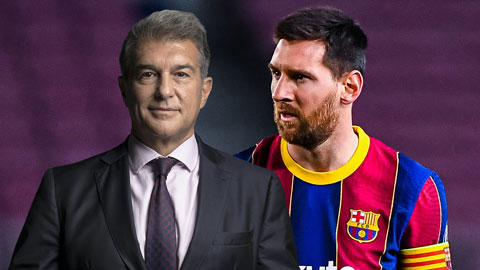 Joan Laporta không hối tiếc vì để Messi rời Barca