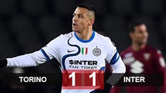 Kết quả Torino vs Inter: Sanchez ghi bàn phút bù giờ giật về 1 điểm cho Inter