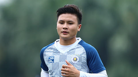 Quang Hải tập luyện trở lại trước tin đồn chia tay Hà Nội FC 