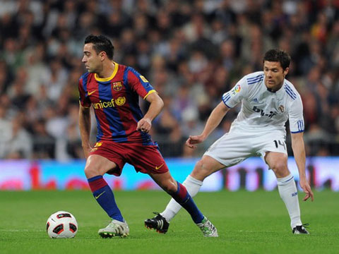 Xavi từng nhiều lần đụng độ Real khi còn là cầu thủ