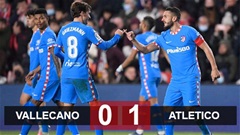 Kết quả Vallecano vs Atletico: Rojiblancos nối dài mạch thắng