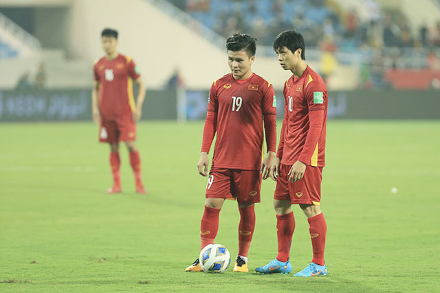  ĐT Việt Nam đã có trận đấu rất cố gắng trước Oman - Ảnh: ĐỨC CƯỜNG