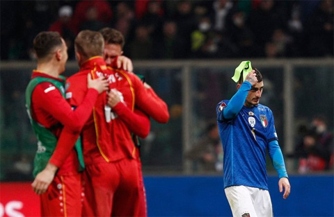 Italia lần thứ 2 liên tiếp vắng mặt ở World Cup