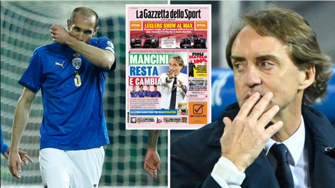 ĐT Italia: Mancini ở lại, 6 ngôi sao ra đi
