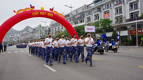 Tuổi trẻ Vùng 1 tham gia giải chạy tập thể do tỉnh đoàn Quảng Ninh tổ chức