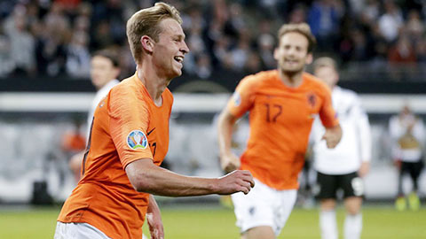 Hà Lan 1-1 Đức: Frenkie de Jong là sự khác biệt