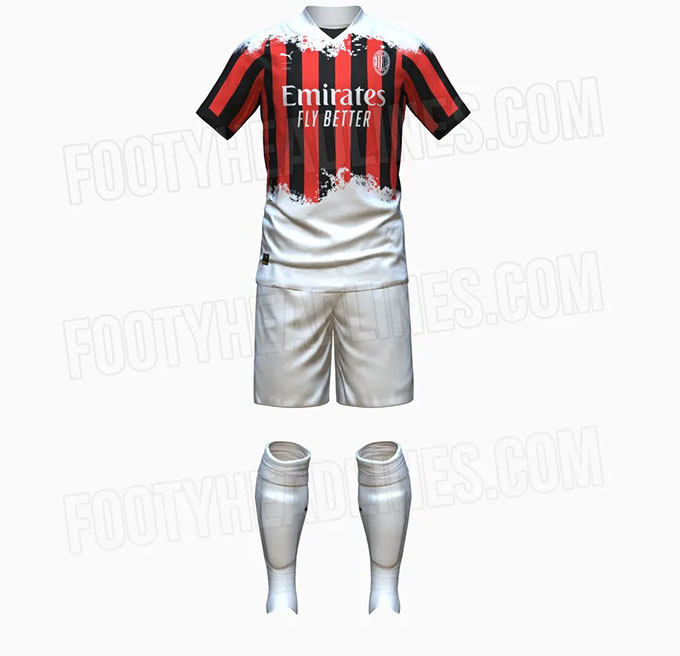 Mẫu áo thứ 4 của Milan mùa tới