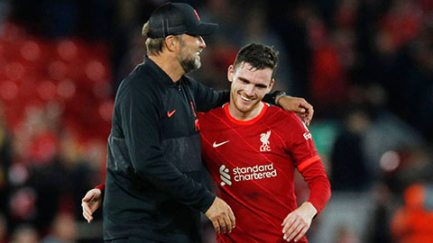 Andrew Robertson hồi sinh rực rỡ