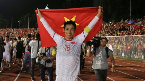 Hùng Dũng là đầu tầu đưa U23 Việt Nam đến chiến thắng tại SEA Games 30	Ảnh: ĐỨC CƯỜNG