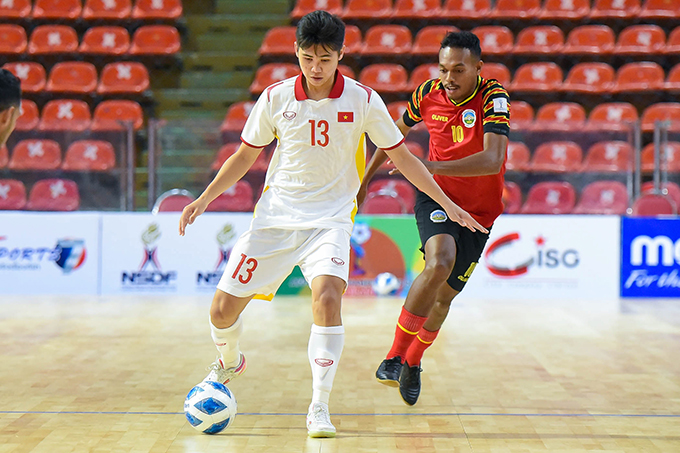 ĐT futsal Việt Nam thắng đậm Timor Leste 