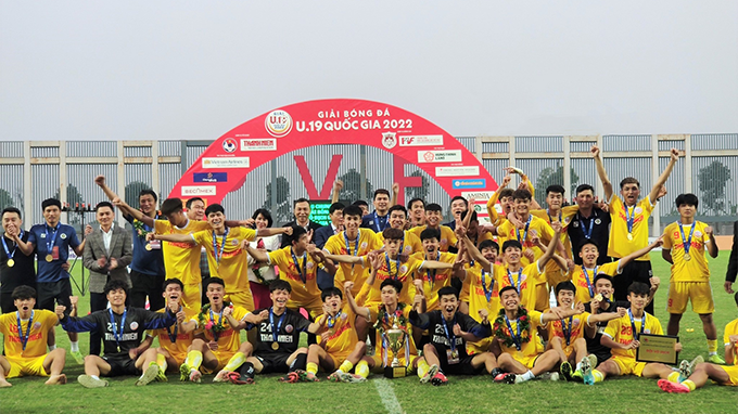 U19 Hà Nội lần thứ 6 lên ngôi vô địch U19 QG