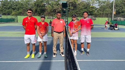 Tuyển quần vợt nữ trẻ Việt Nam hạ Indonesia ở bán kết