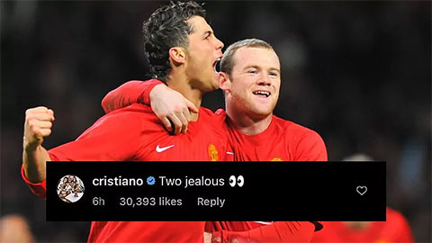 Ronaldo "phản pháo" Rooney cực gắt trên mạng xã hội