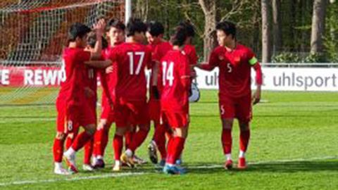 U17 Việt Nam lại giành chiến thắng tại Đức 