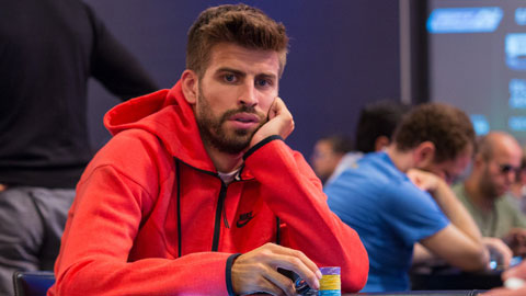 Trung vệ Pique từng giành 352.000 euro tại giải poker năm 2019