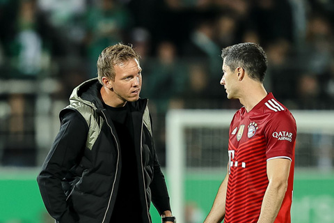 Nagelsmann muốn Lewandowski tiếp tục ở lại Bayern