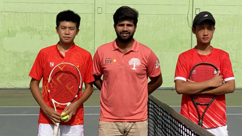 Tuyển quần vợt nam trẻ Việt Nam tranh hạng 5-6 với Hàn Quốc