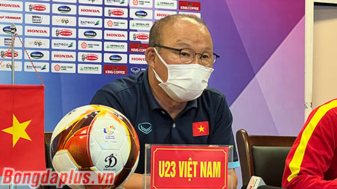 HLV Park Hang Seo: ‘Đừng vội đánh giá khả năng ghi bàn của U23 Việt Nam’