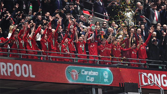 Liverpool vốn đã vô địch Cúp Liên đoàn